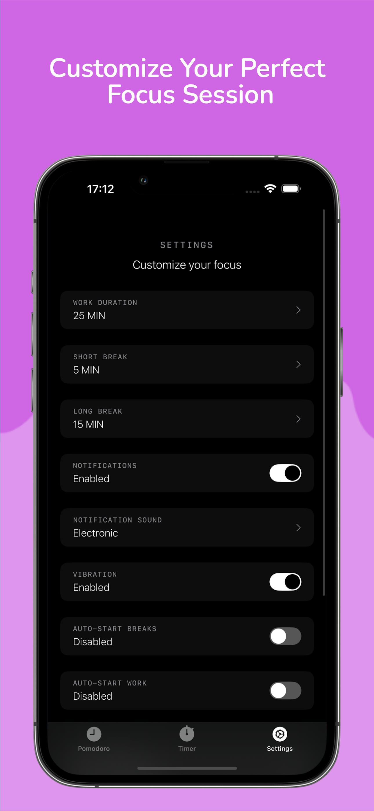 Focus Timer screenshot 2